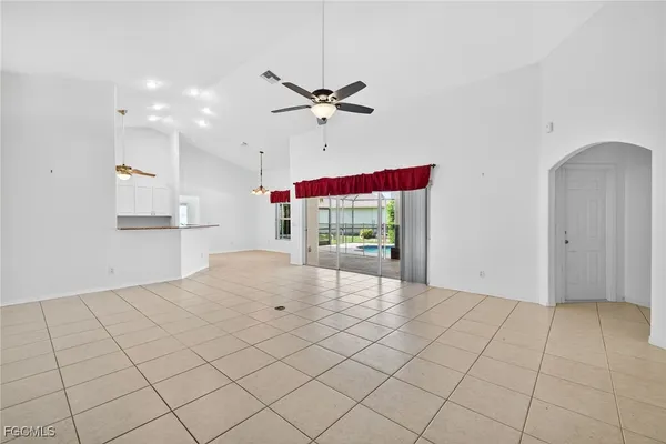 a view of kitchen and window