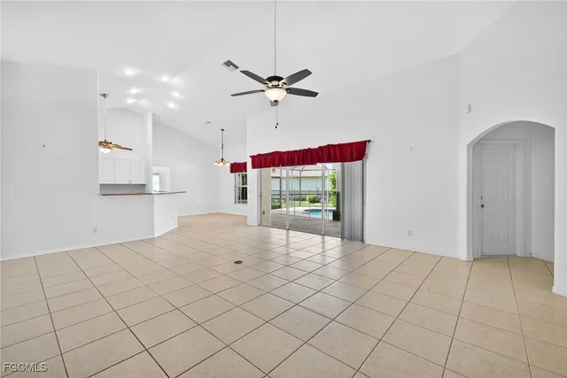 a view of kitchen and window