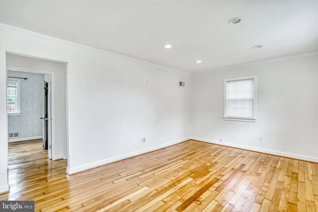 a view of empty room