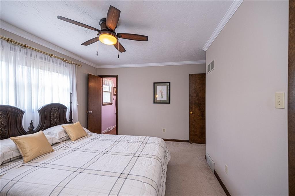1824 Hassam Road Coraopolis, PA 15108 - Photo 10 of 24 TOP LEVEL MASTER BEDROOM WITH FULL BATH.