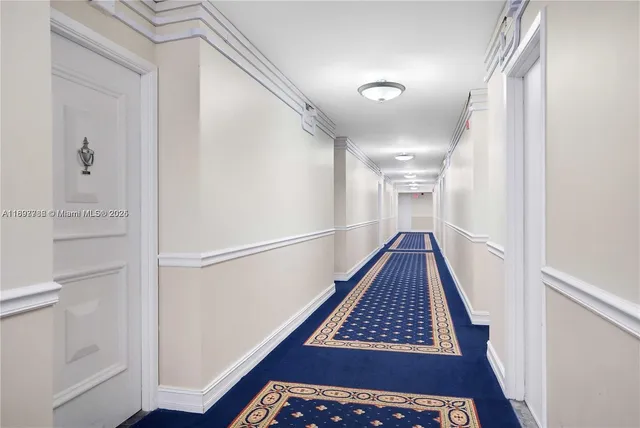 a view of a building with a street