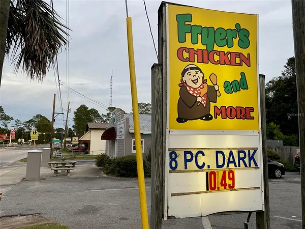 a sign on the side of a building