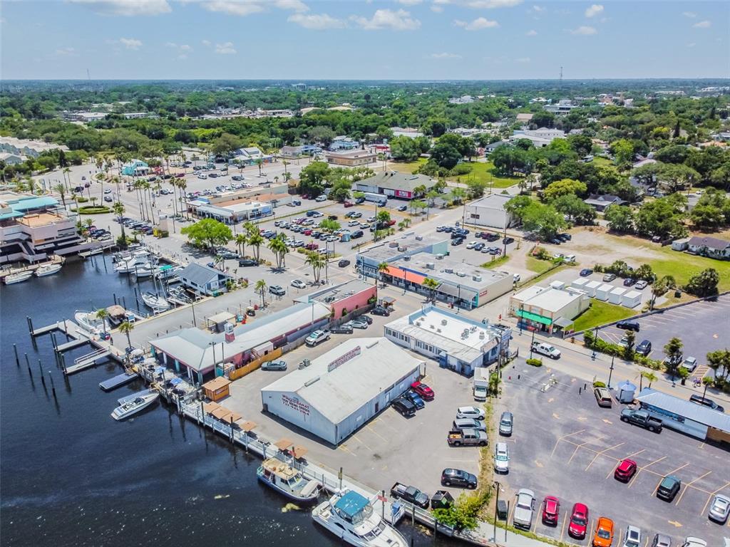 0 Athens Street Tarpon Springs, FL 34689 - Photo 4 of 6 an aerial view of a city with lots of residential buildings