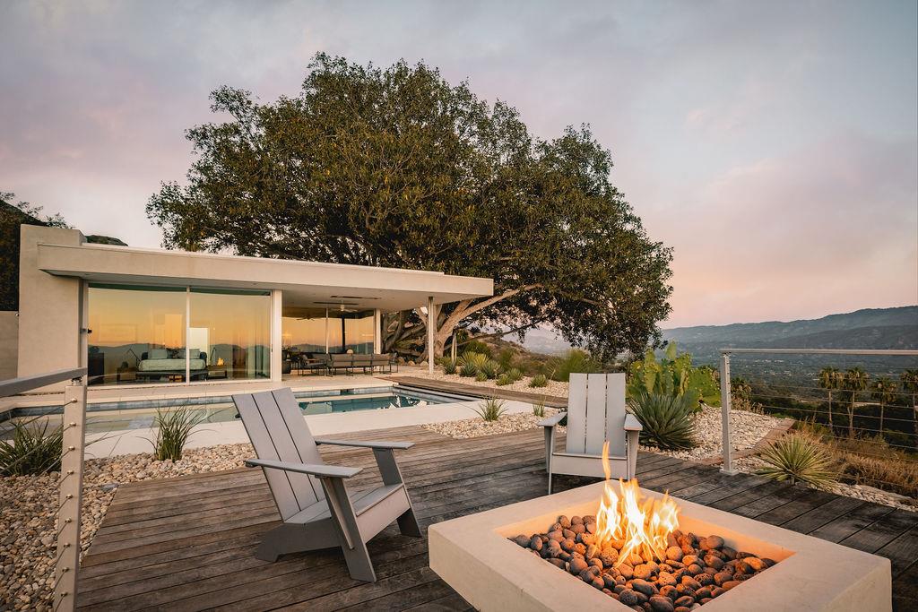 1465 Foothill Road Ojai, CA 93023 - Photo 29 of 34 swimming pool view with a seating space