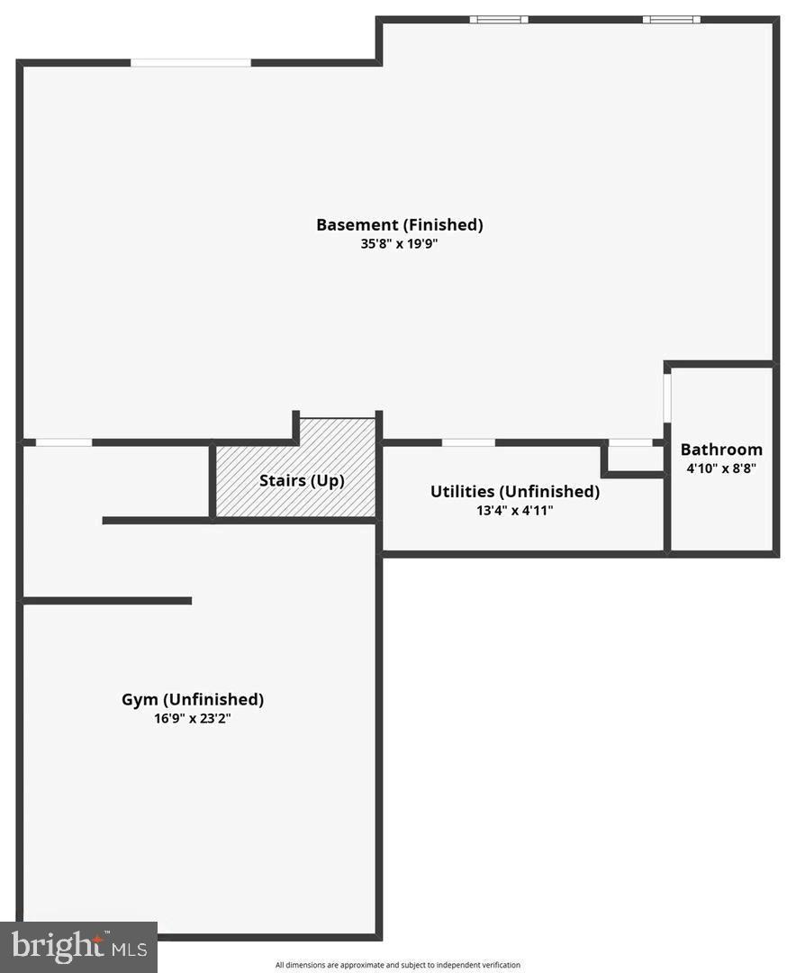 6828 West Shavano Road New Market, MD 21774 - Photo 56 of 58 Spacious basement layout with versatile areas.