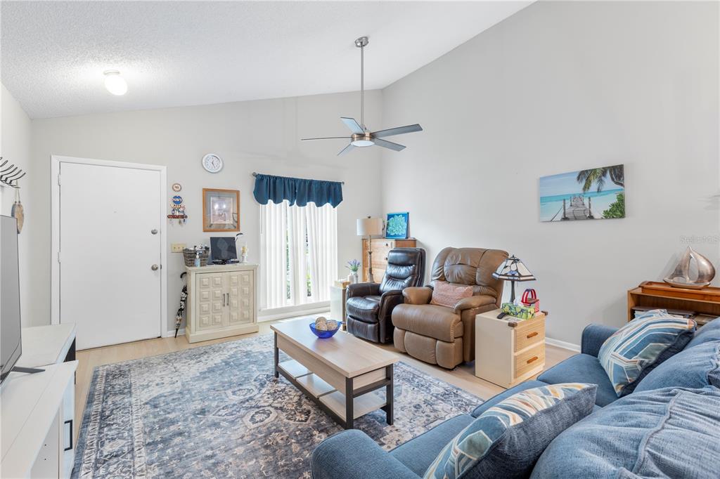 22751 Penny Loop Land O' Lakes, FL 34639 - Photo 4 of 27 a living room with furniture a ceiling fan and a rug