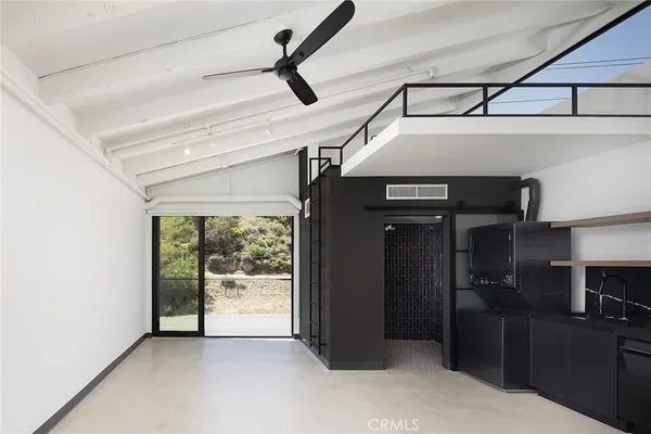 a view of a walk in closet