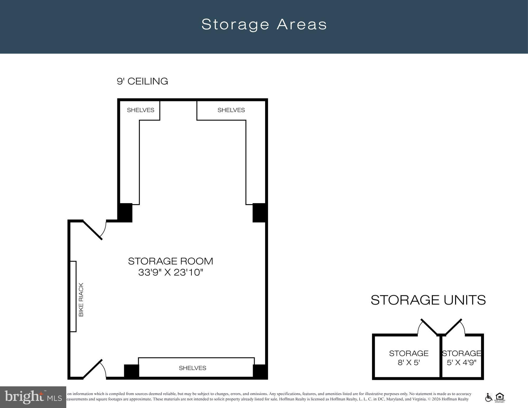 45 Sutton Square Southwest, Unit PH08 Washington, DC 20024 - Photo 10 of 10 VIO PH08 Storage Unit Floor Plans