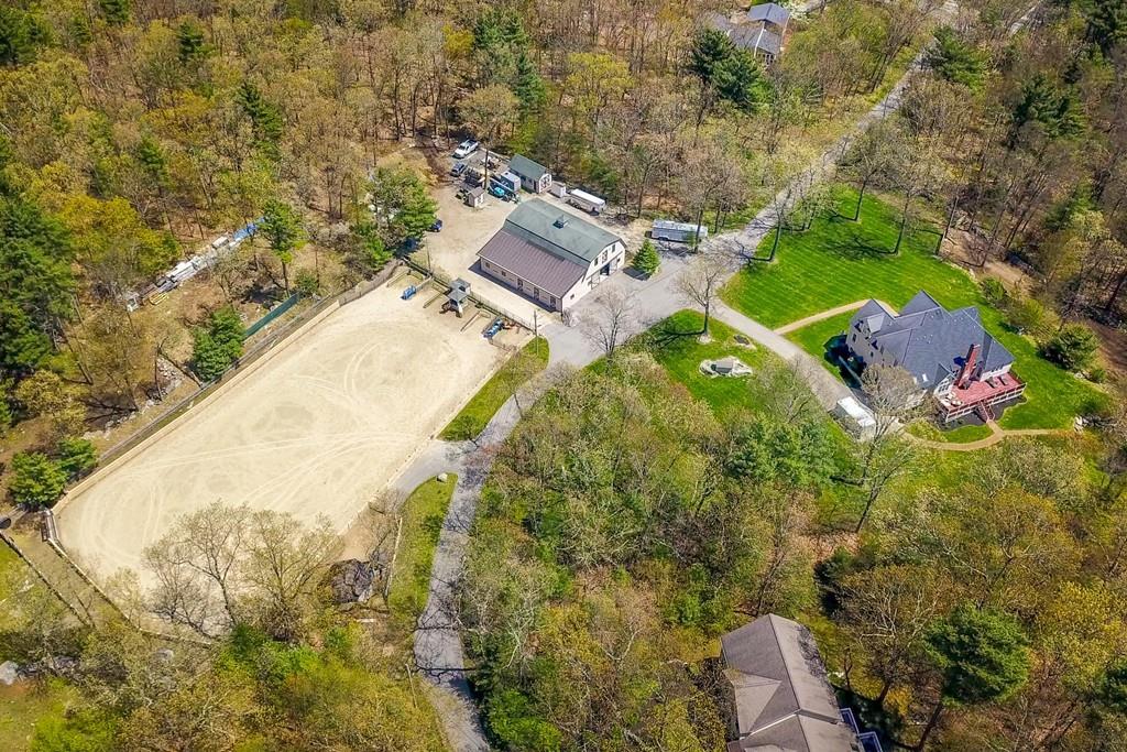 47 Hudson Road Bolton, MA 01740 - Photo 4 of 42 an aerial view of residential house with outdoor space