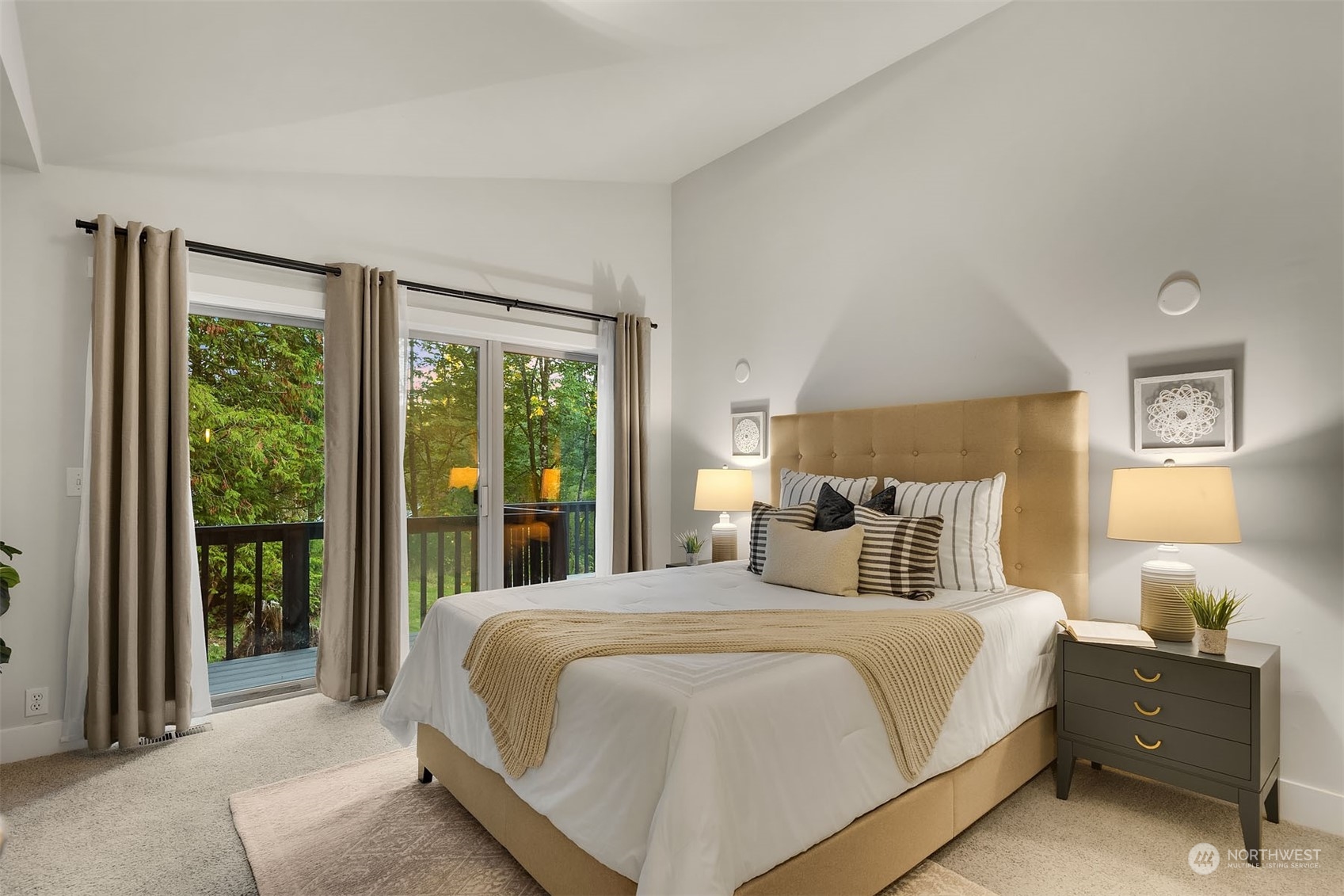 14741 209th Avenue Southeast Renton, WA 98059 - Photo 23 of 39 a bedroom with a large bed and a large window