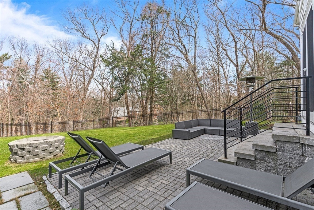 78 Byron Road Weston, MA 02493 - Photo 16 of 17 a view of a backyard with sitting area