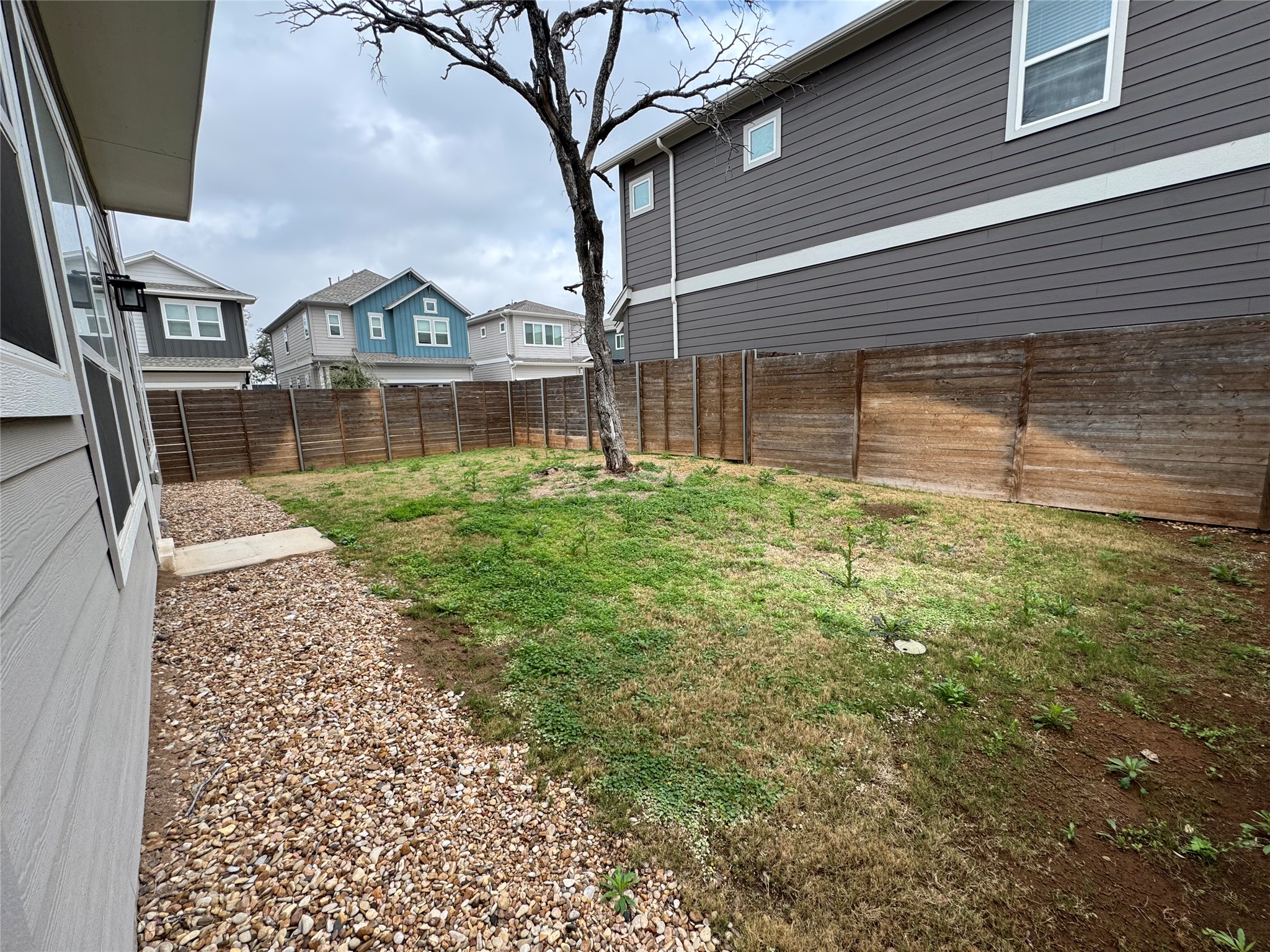 3000 Chisholm Trail Road, Unit 103 Round Rock, TX 78681 - Photo 32 of 32 Fenced backyard with a residential view