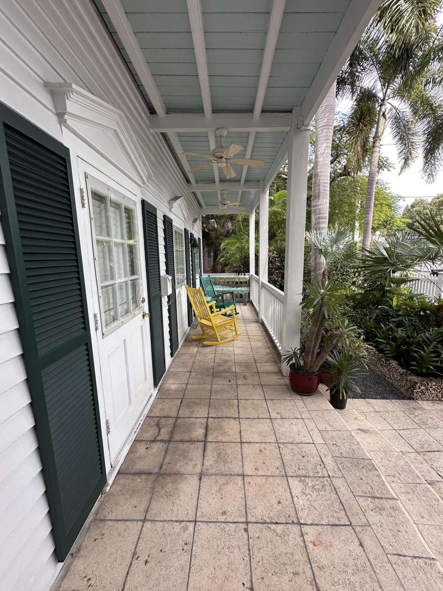 817 Eaton Street, Unit 1 Key West, FL 33040 - Photo 23 of 30 a view of the porch