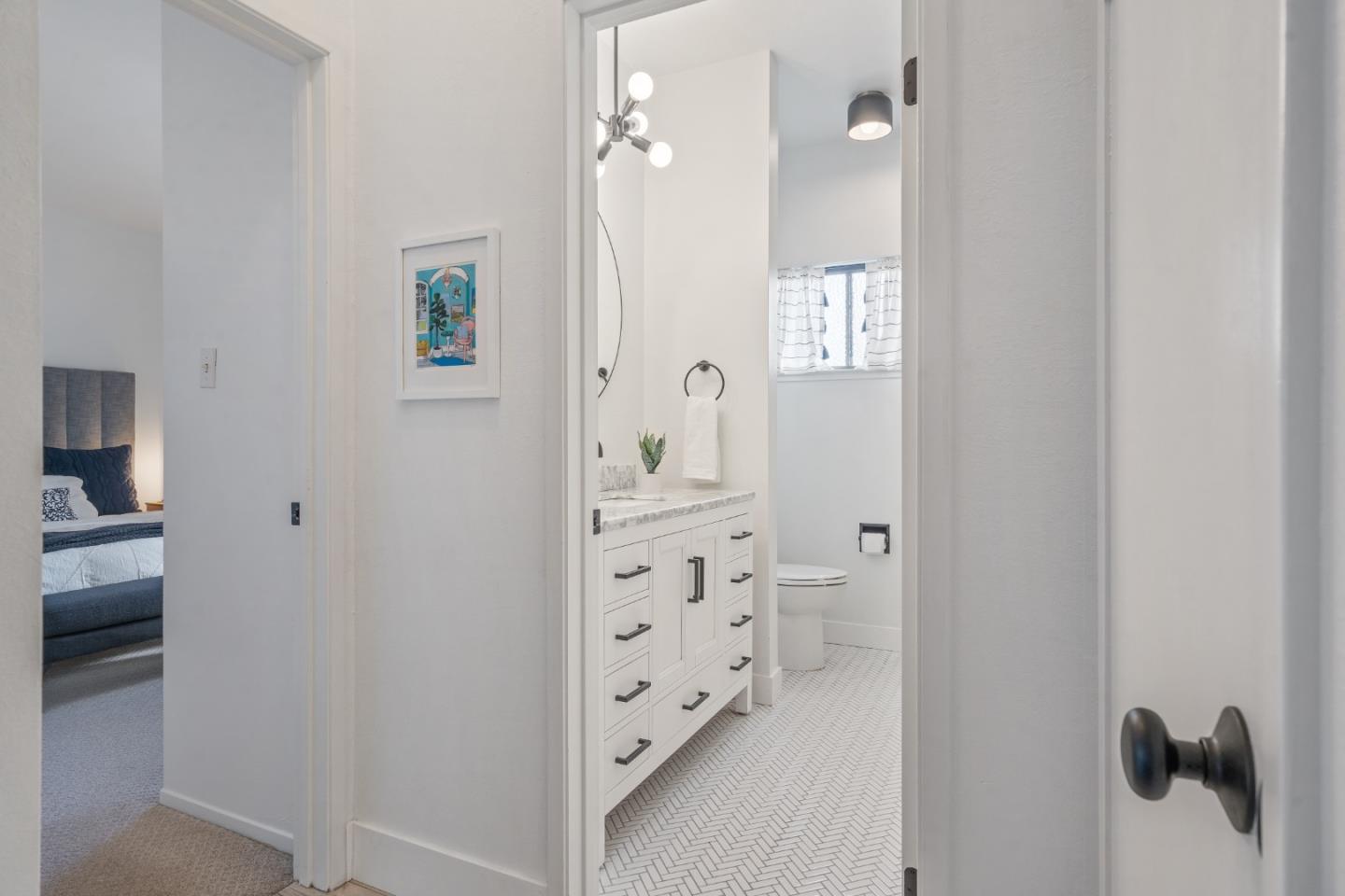 500 Almer Road, Unit 208 Burlingame, CA 94010 - Photo 18 of 30 a bathroom with a bathtub and a shower
