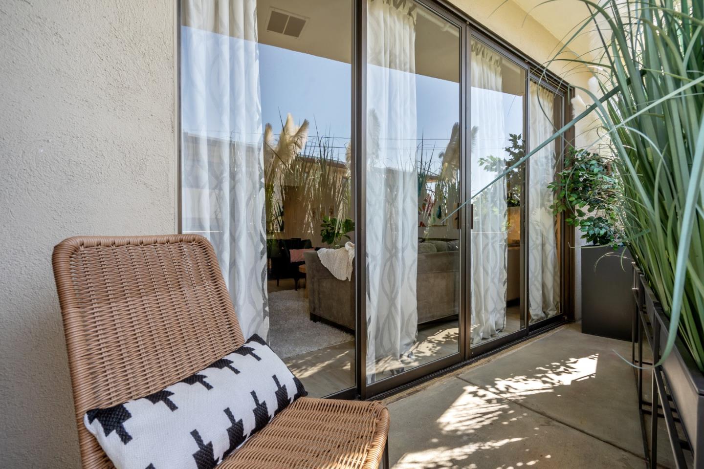 500 Almer Road, Unit 208 Burlingame, CA 94010 - Photo 26 of 30 a view of balcony with couch