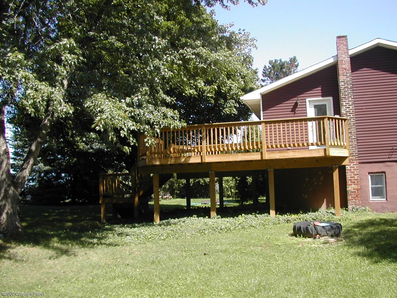 519 Sandt Road Wind Gap, PA 18091 - Photo 14 of 15 Side yard deck view