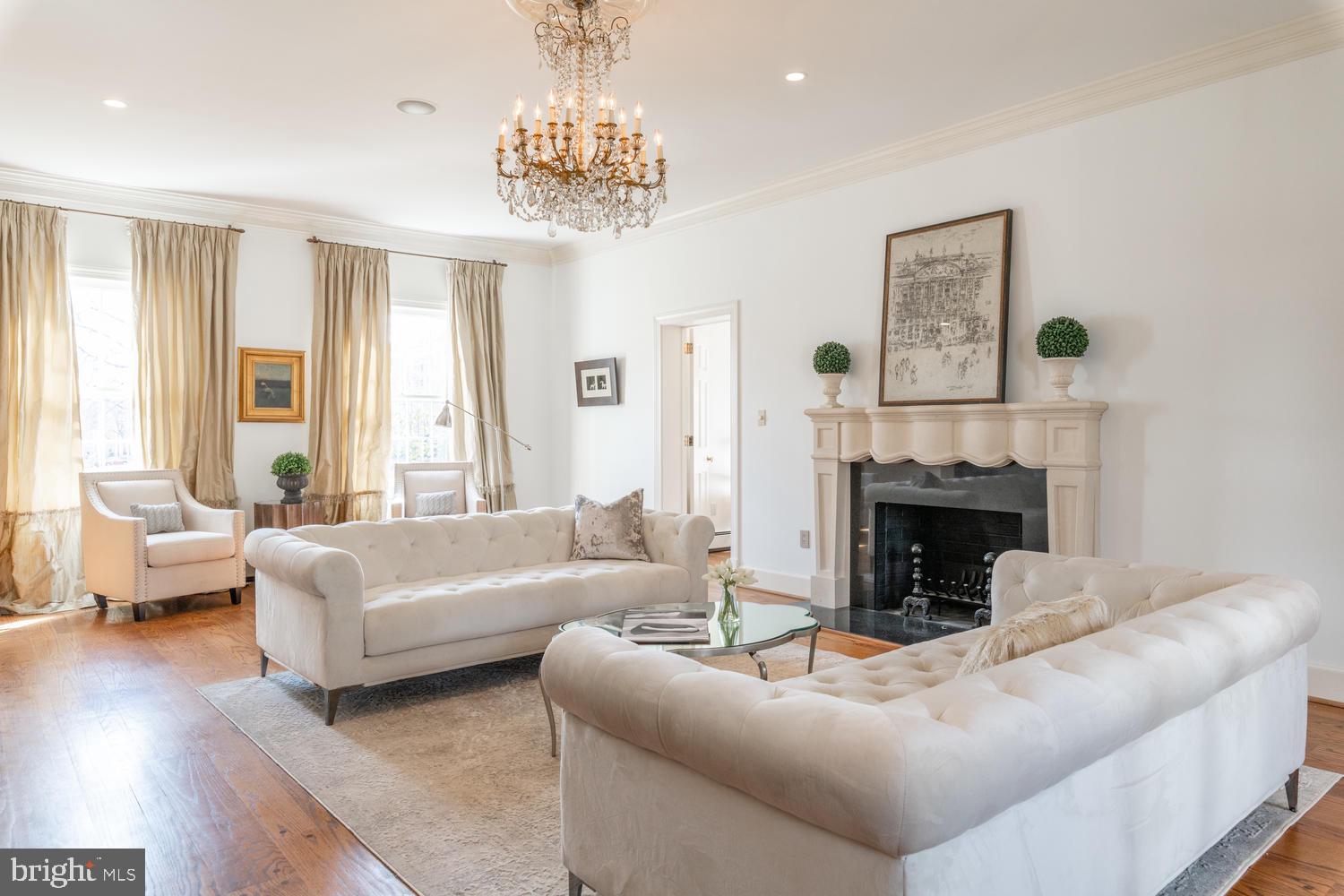 4004 Carson Place Alexandria, VA 22304 - Photo 26 of 93 Sandstone and granite mantel surrounds WBFP
