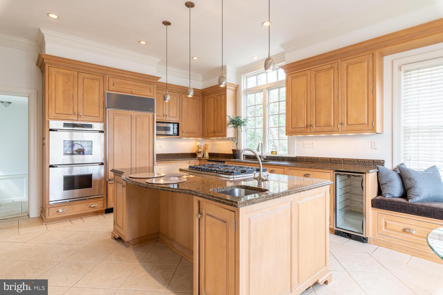 4004 Carson Place Alexandria, VA 22304 - Photo 40 of 93 Wood paneled SubZero and Dacor double ovens