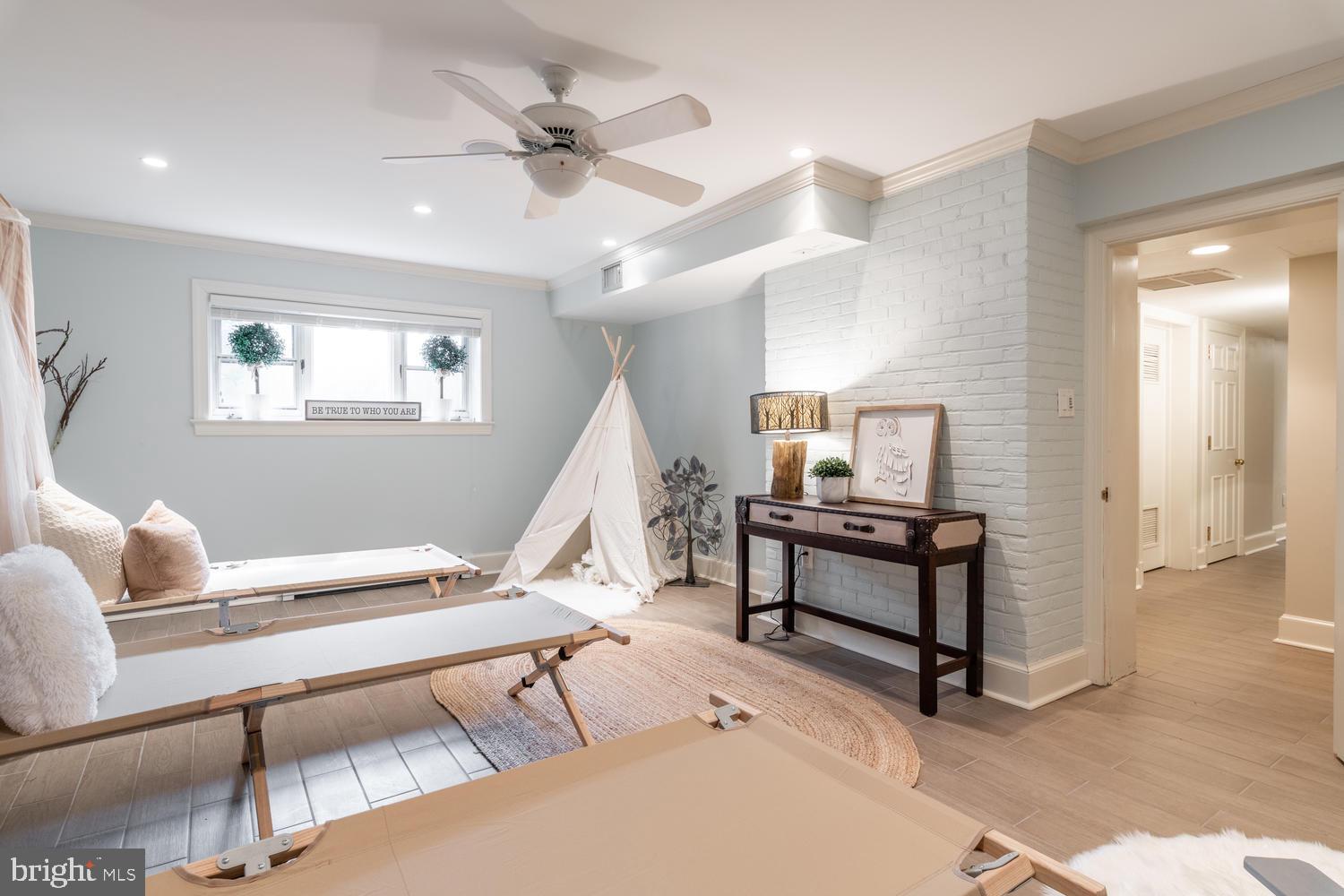 4004 Carson Place Alexandria, VA 22304 - Photo 75 of 93 Extra LL room also with exposed brick wall