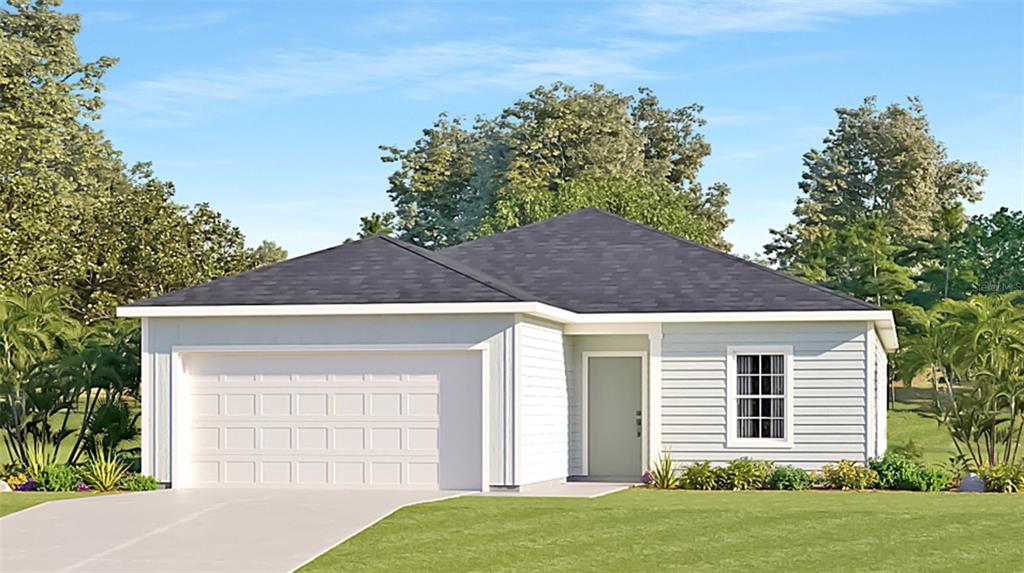 6574 Southwest 89th Loop Ocala, FL 34476 - Photo 1 of 1 Artist rendering; illustration only; colors, features, and garage orientation may differ.