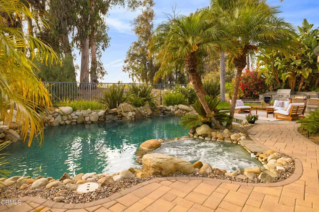 a view of a lake with houses