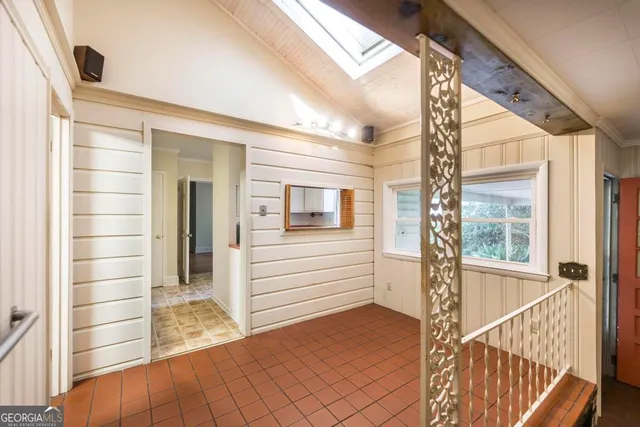 a view of a entryway