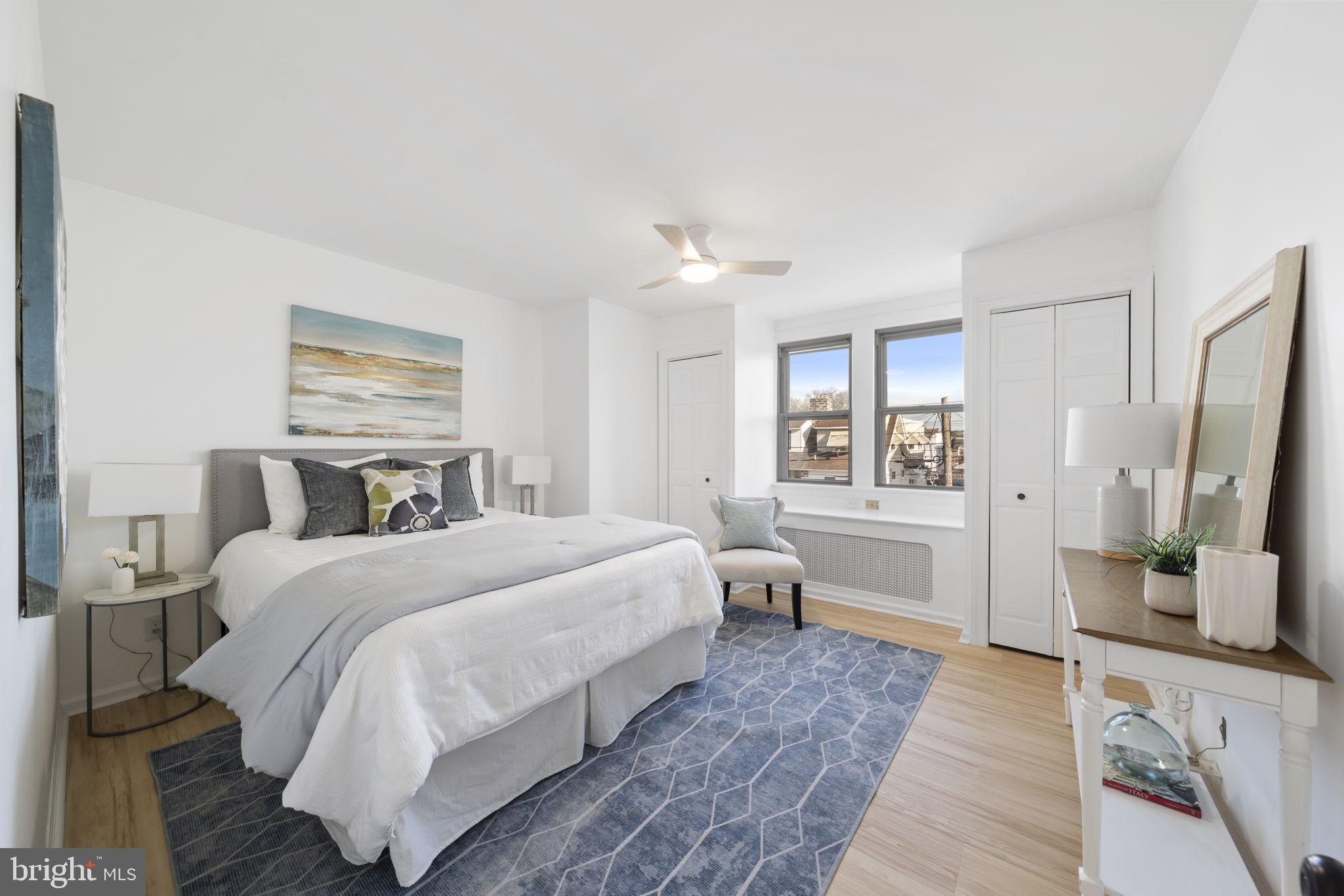2517 Marshall Road Drexel Hill, PA 19026 - Photo 20 of 29 a bed room with a bed mirror and window