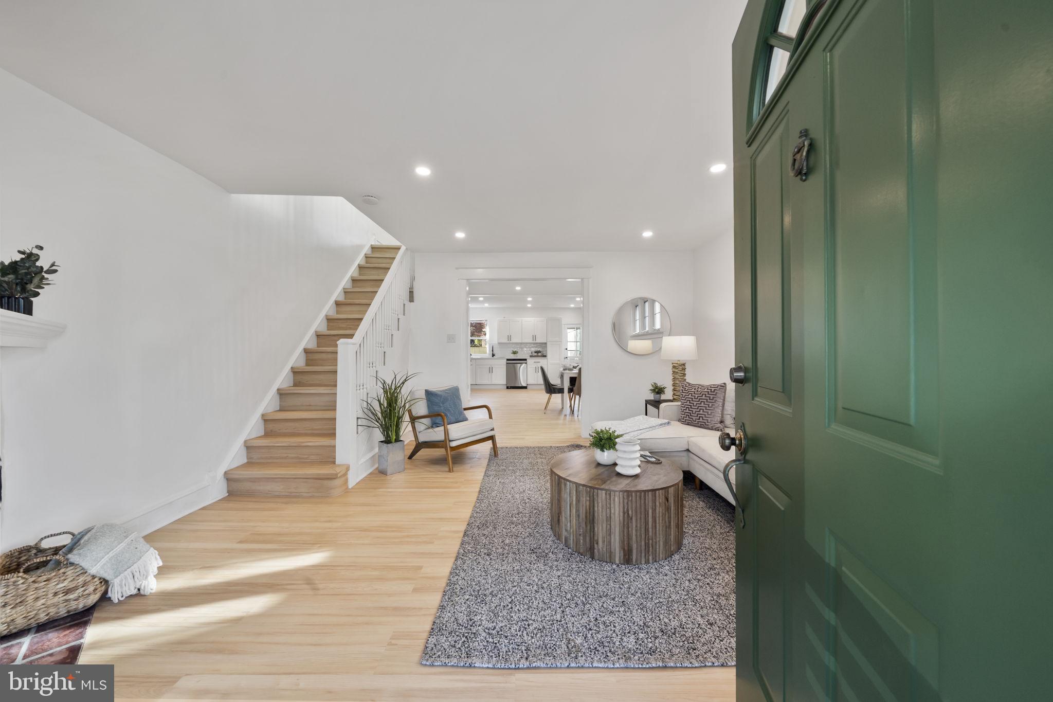 2517 Marshall Road Drexel Hill, PA 19026 - Photo 3 of 29 a living room with furniture and wooden floor