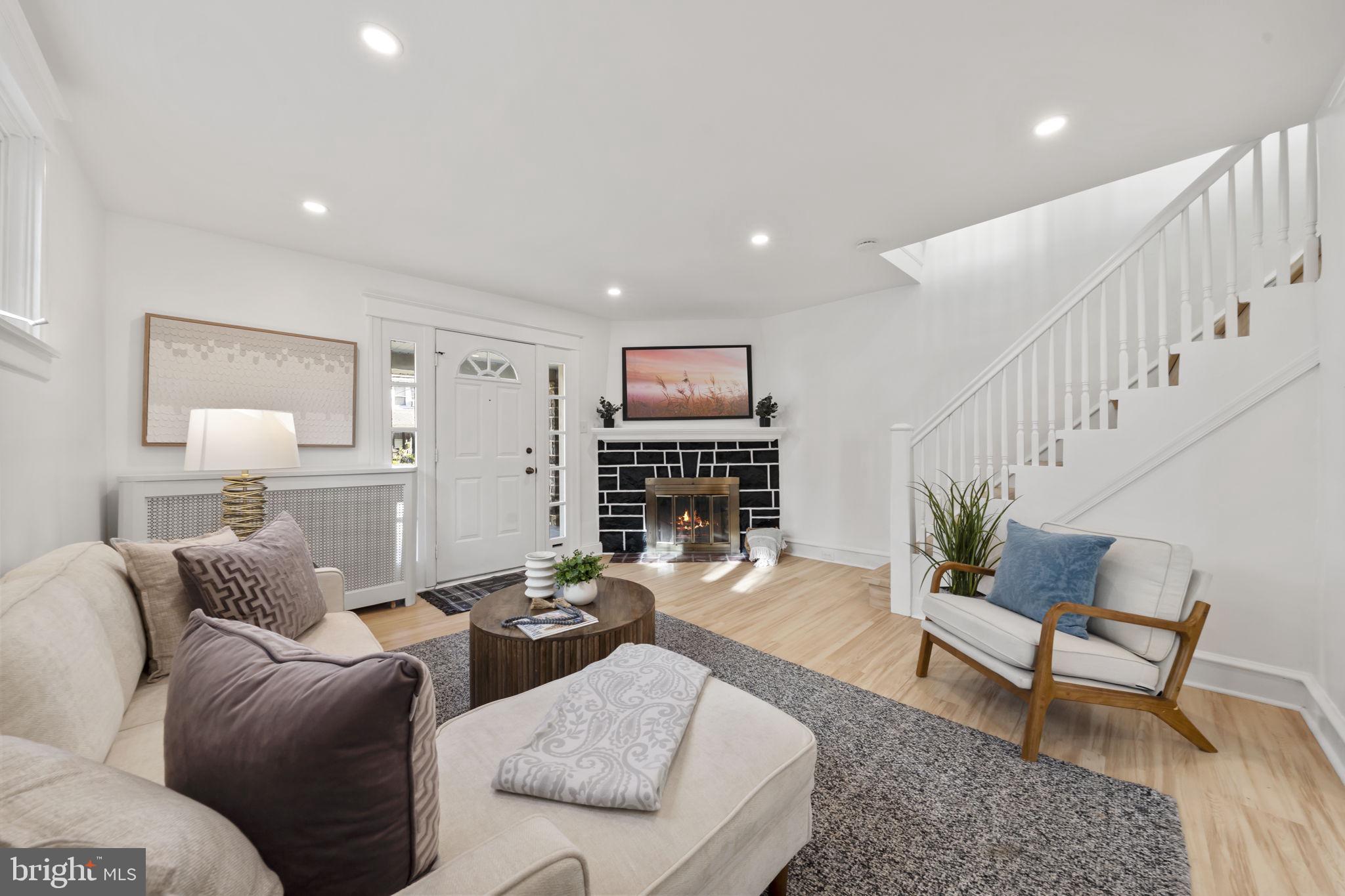 2517 Marshall Road Drexel Hill, PA 19026 - Photo 7 of 29 a living room with furniture and a wooden floor