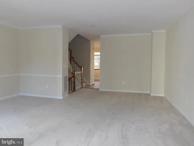 a view of empty room