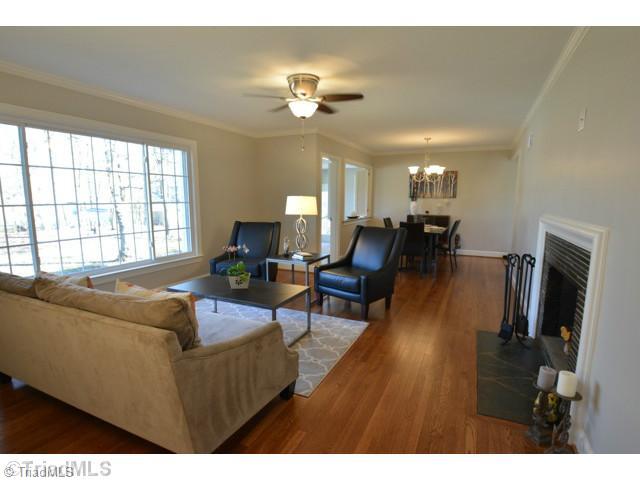 2222 Lane Road Greensboro, NC 27408 - Photo 6 of 16 Den/Family/Great Room.