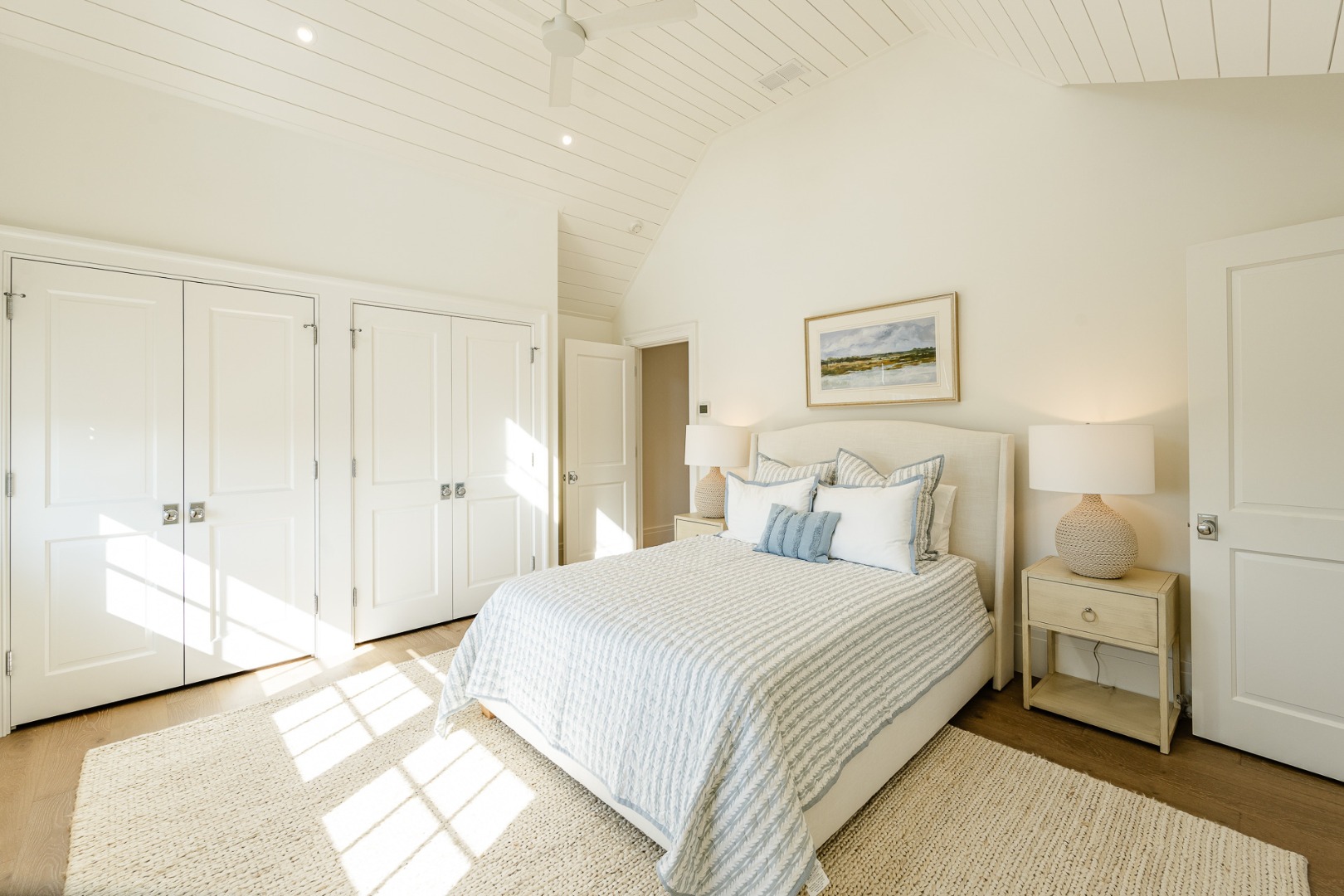 3 Westerwick Drive Nantucket, MA 02554 - Photo 27 of 49 a bedroom with a bed and a painting on the wall