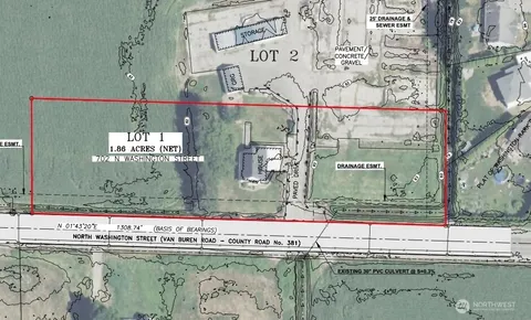 a view of a wooden door