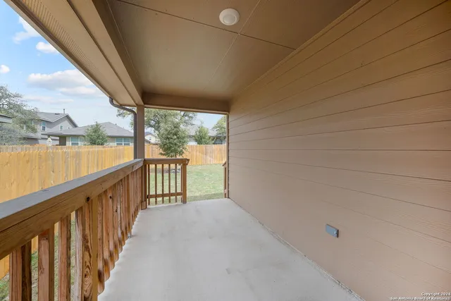 a view of a city from a balcony