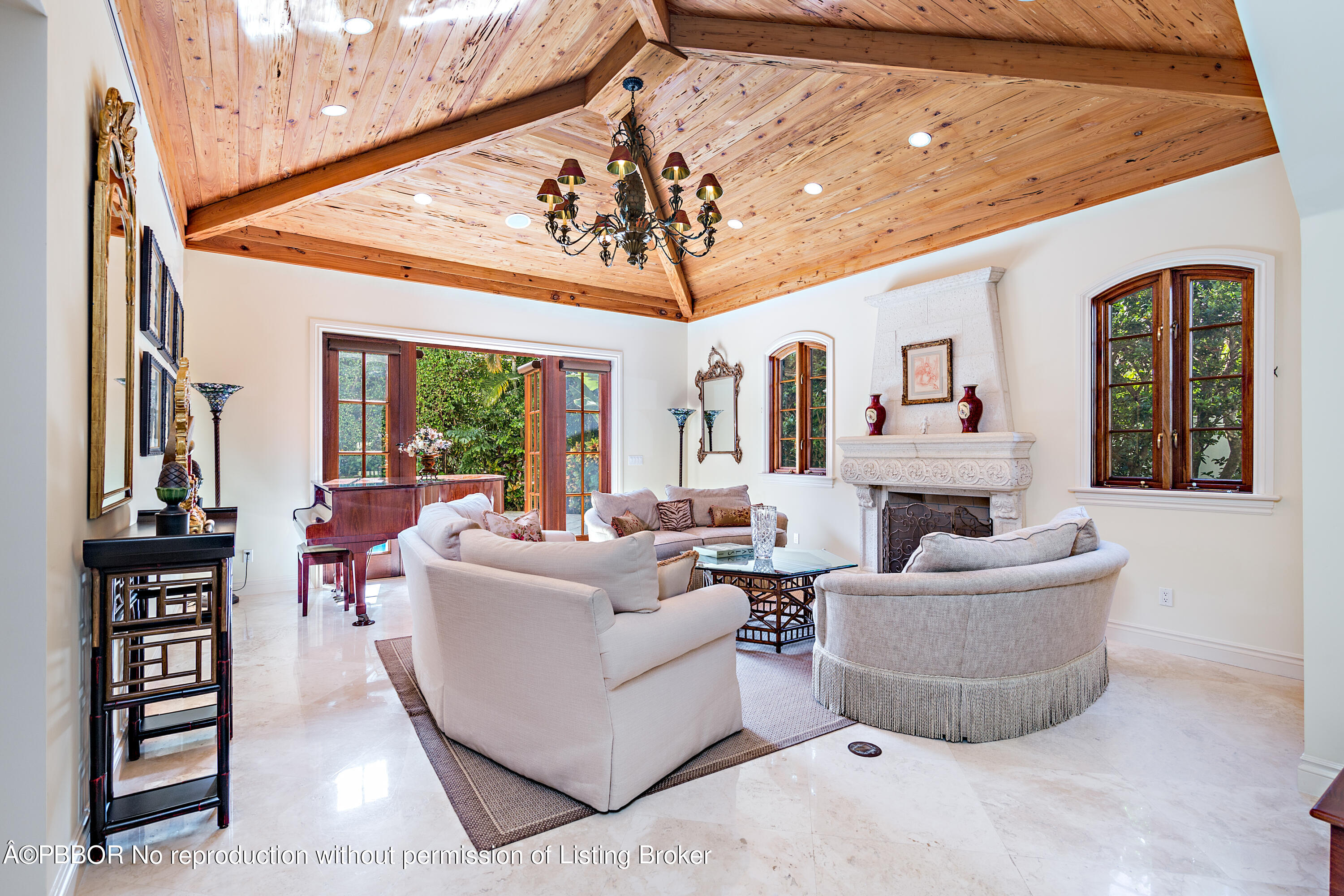 250 Country Club Road Palm Beach, FL 33480 - Photo 3 of 33 a living room with furniture and a large window