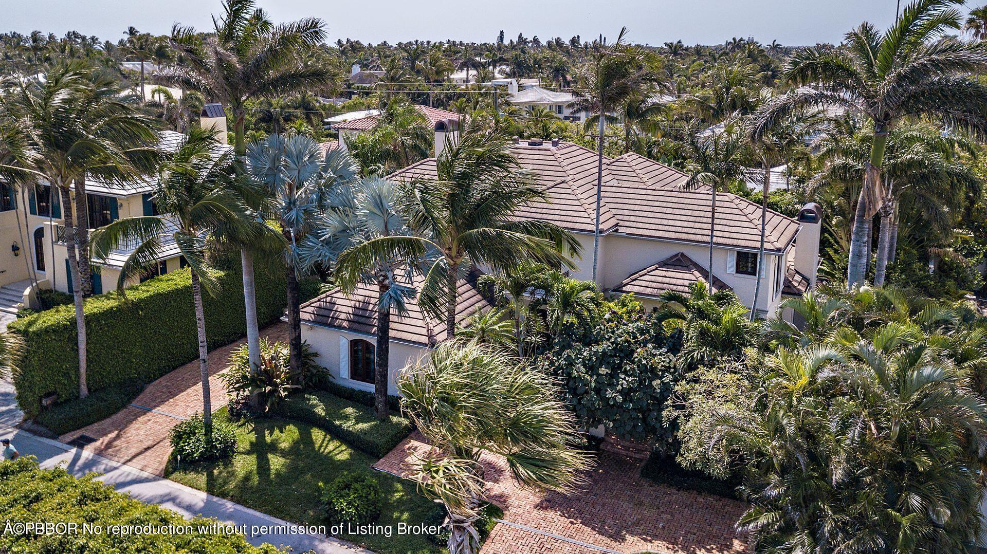 250 Country Club Road Palm Beach, FL 33480 - Photo 33 of 33 an aerial view of a house with a yard