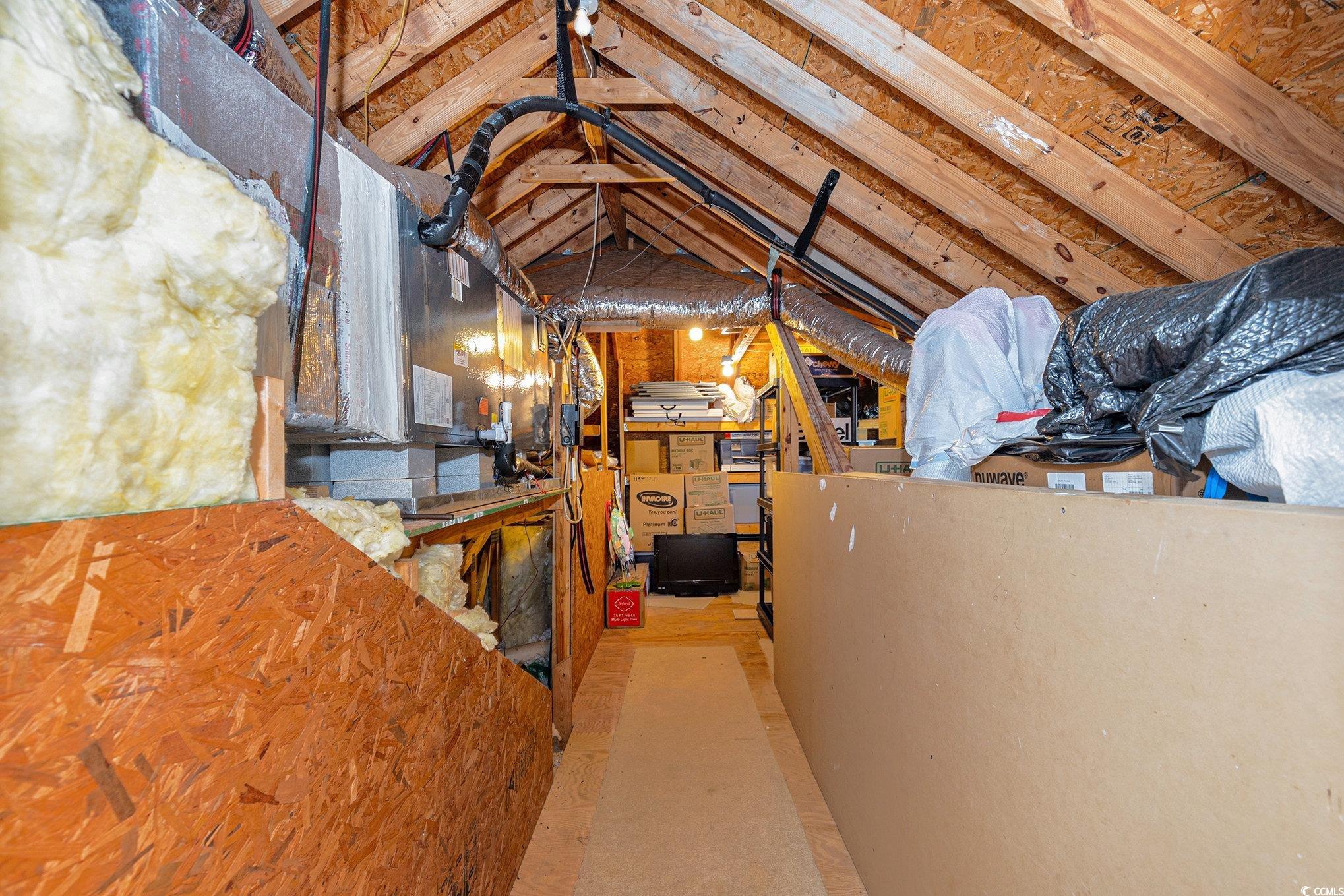 1105 Lampwick Lane Murrells Inlet, SC 29576 - Photo 33 of 40 View of unfinished attic