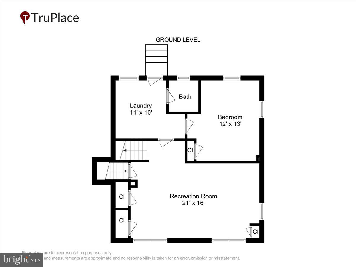 10701 Brunswick Avenue Silver Spring, MD 20902 - Photo 49 of 50 Lower Level One Level Floor Plan