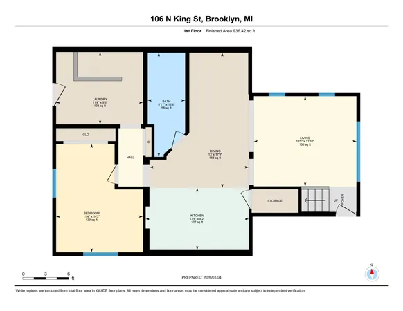 $159,000 | 106 North King Street, Brooklyn, MI 49230