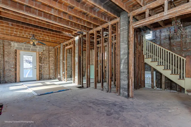 a view of an entrance to house