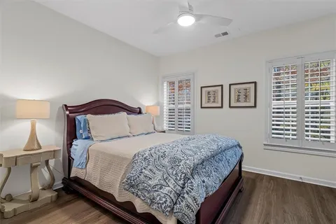 a view of garden with patio