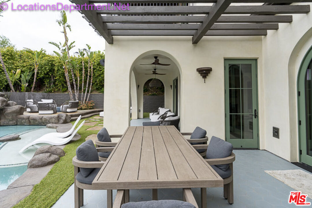 5861 Ridgebrook Drive Agoura Hills, CA 91301 - Photo 31 of 42 a view of swimming pool with outdoor seating and stairs
