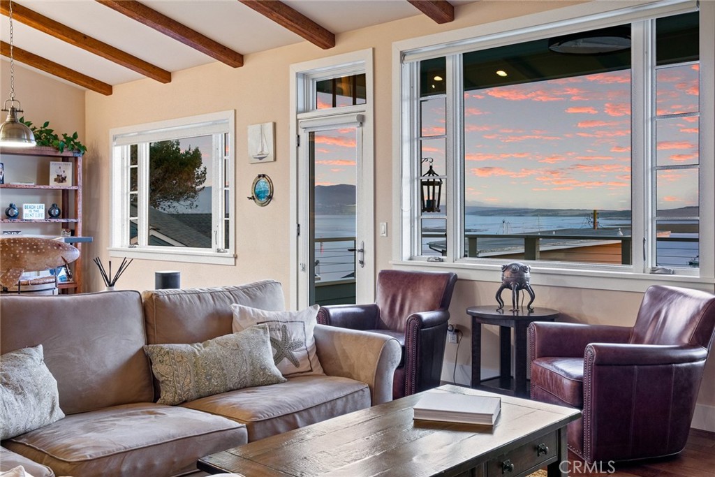 281 Main Street Morro Bay, CA 93442 - Photo 10 of 69 a living room with furniture and a large window