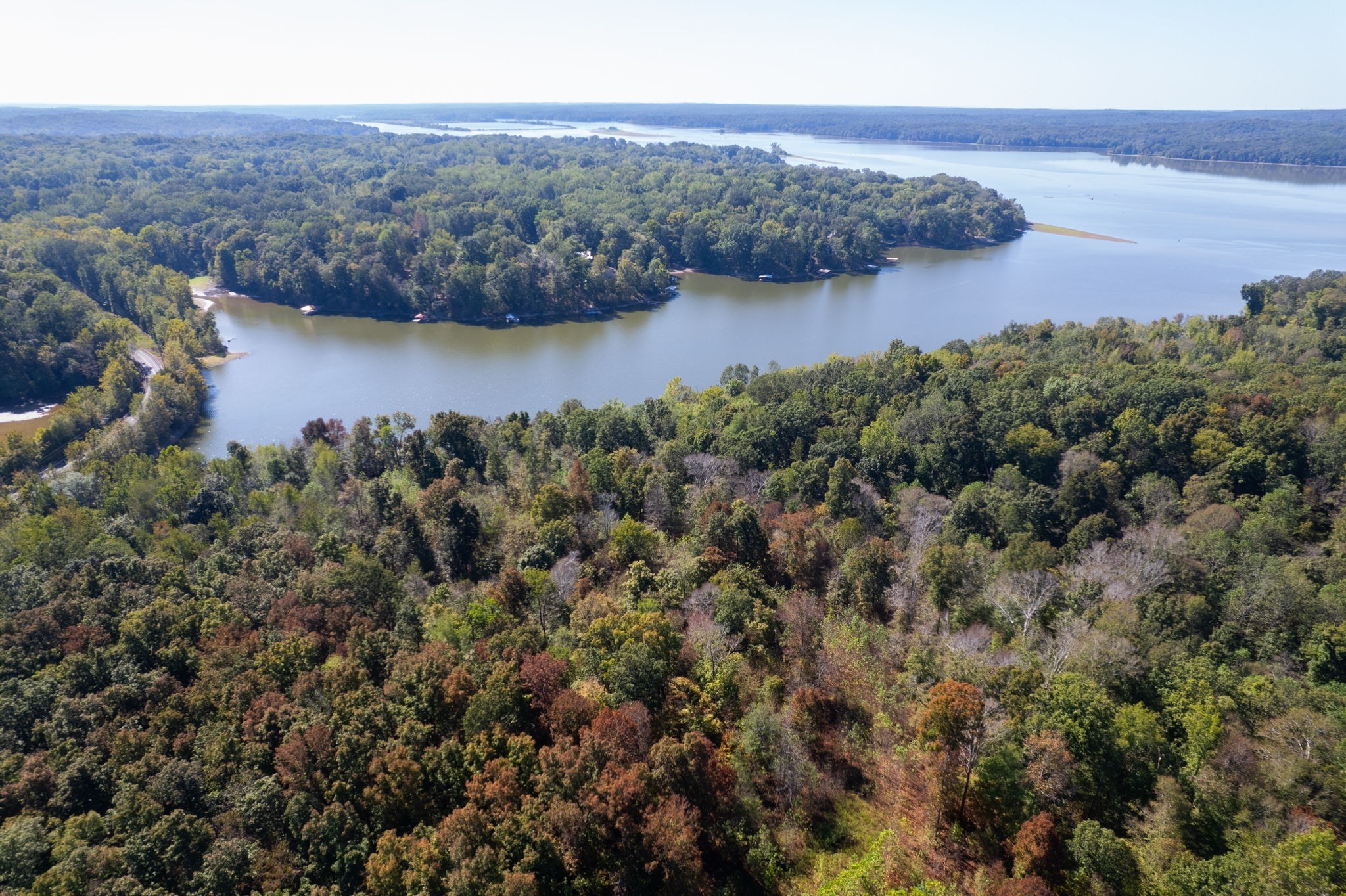 0 Lock E Road Cadiz, KY 42211 - Photo 22 of 88 an aerial view of residential houses with outdoor space and lake view