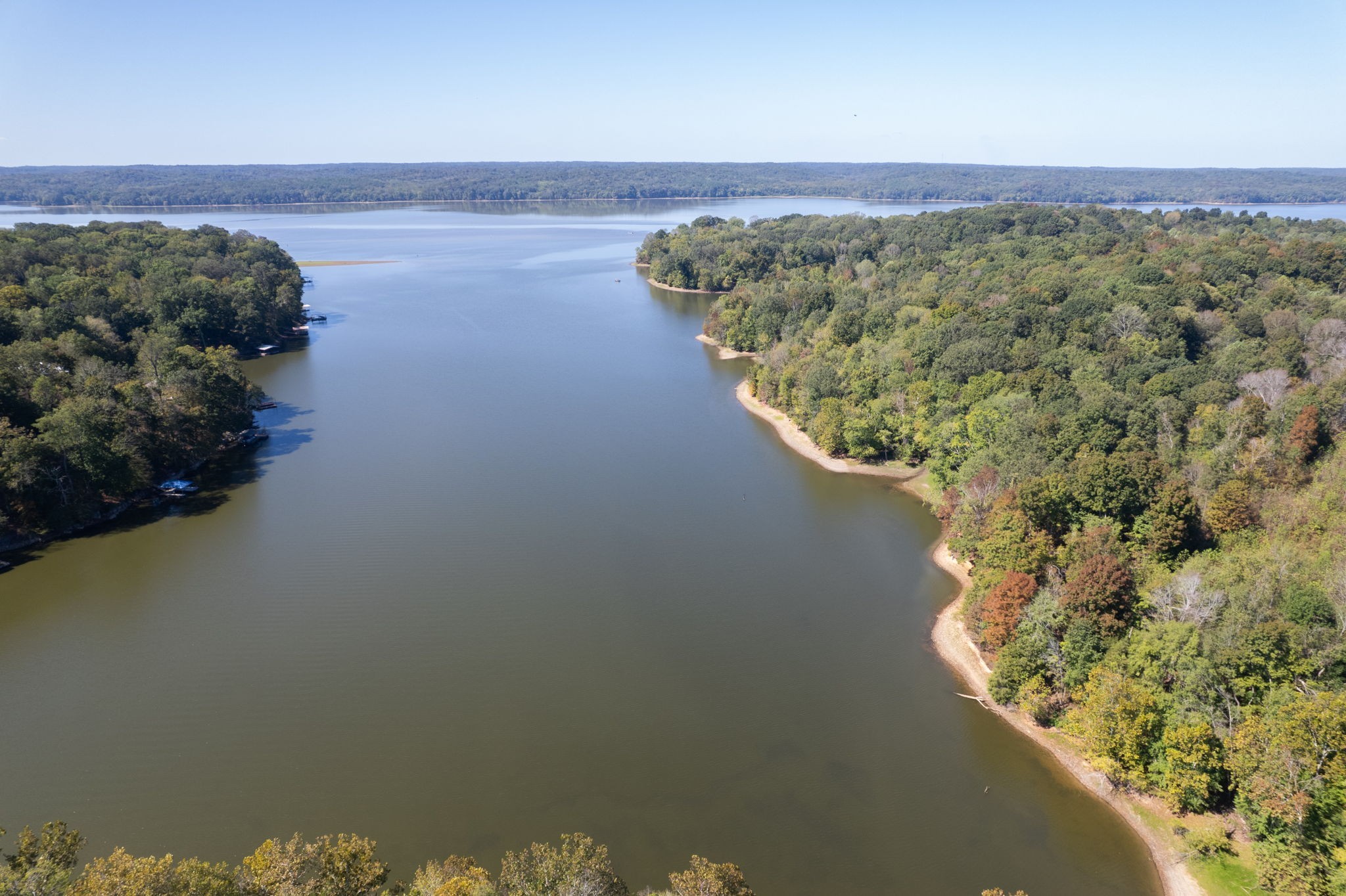 0 Lock E Road Cadiz, KY 42211 - Photo 27 of 88 a view of a lake with a mountain in the background