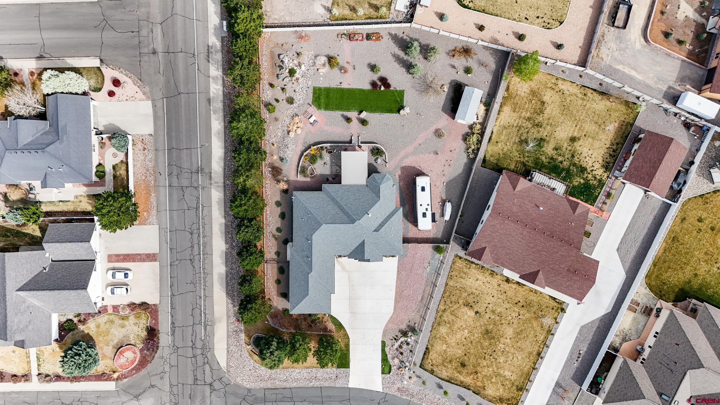 2042 Constitution Loop Montrose, CO 81401 - Photo 40 of 42 an aerial view of residential houses with outdoor space