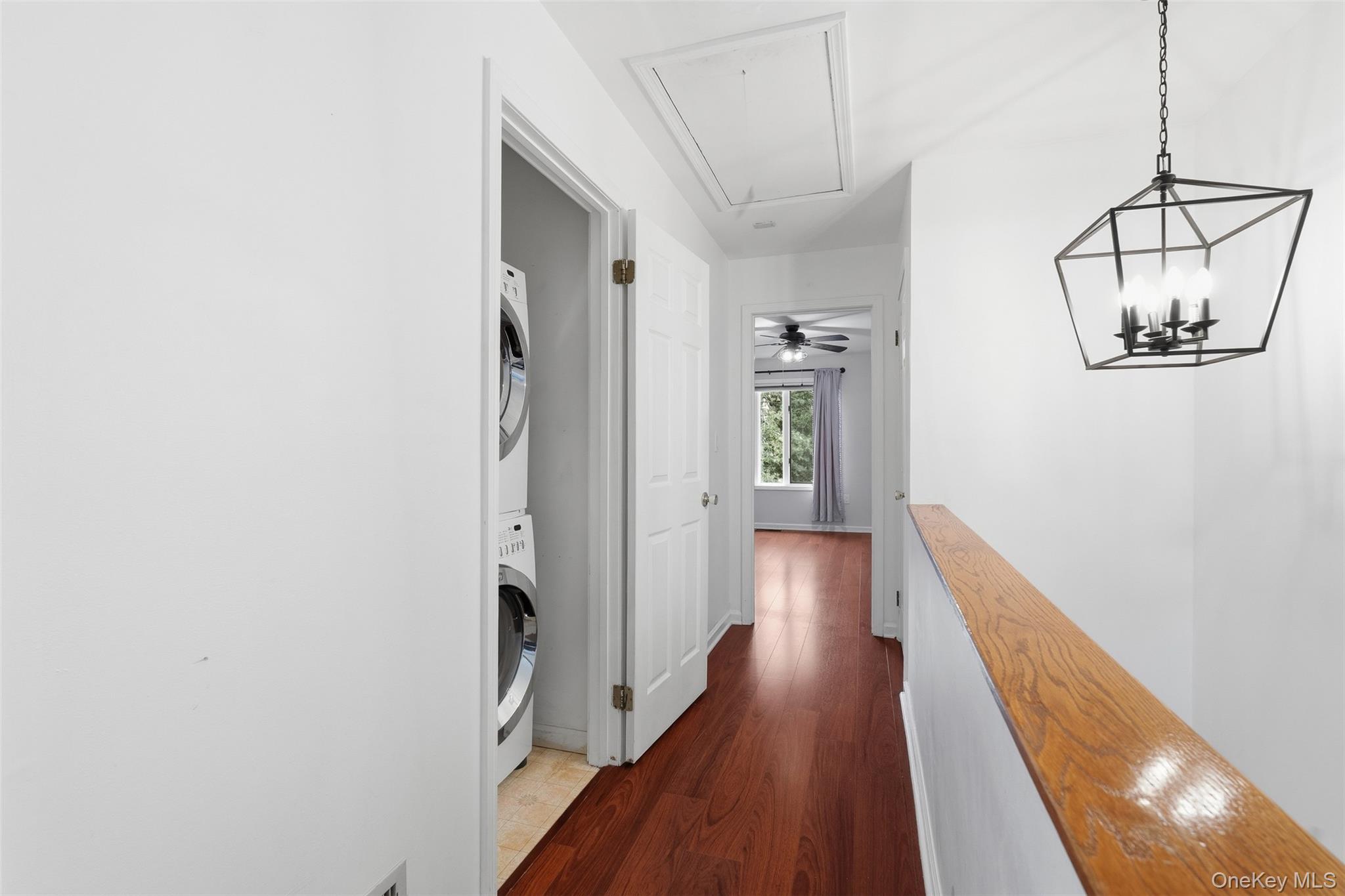 17 Knoll View Ossining, NY 10562 - Photo 23 of 34 a view of a hallway with wooden floor and staircase
