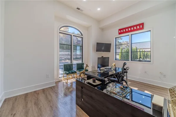 a view of a living room