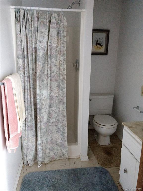 2703 Pearidge Road Bostic, NC 28018 - Photo 23 of 29 a white toilet sitting next to a shower curtain