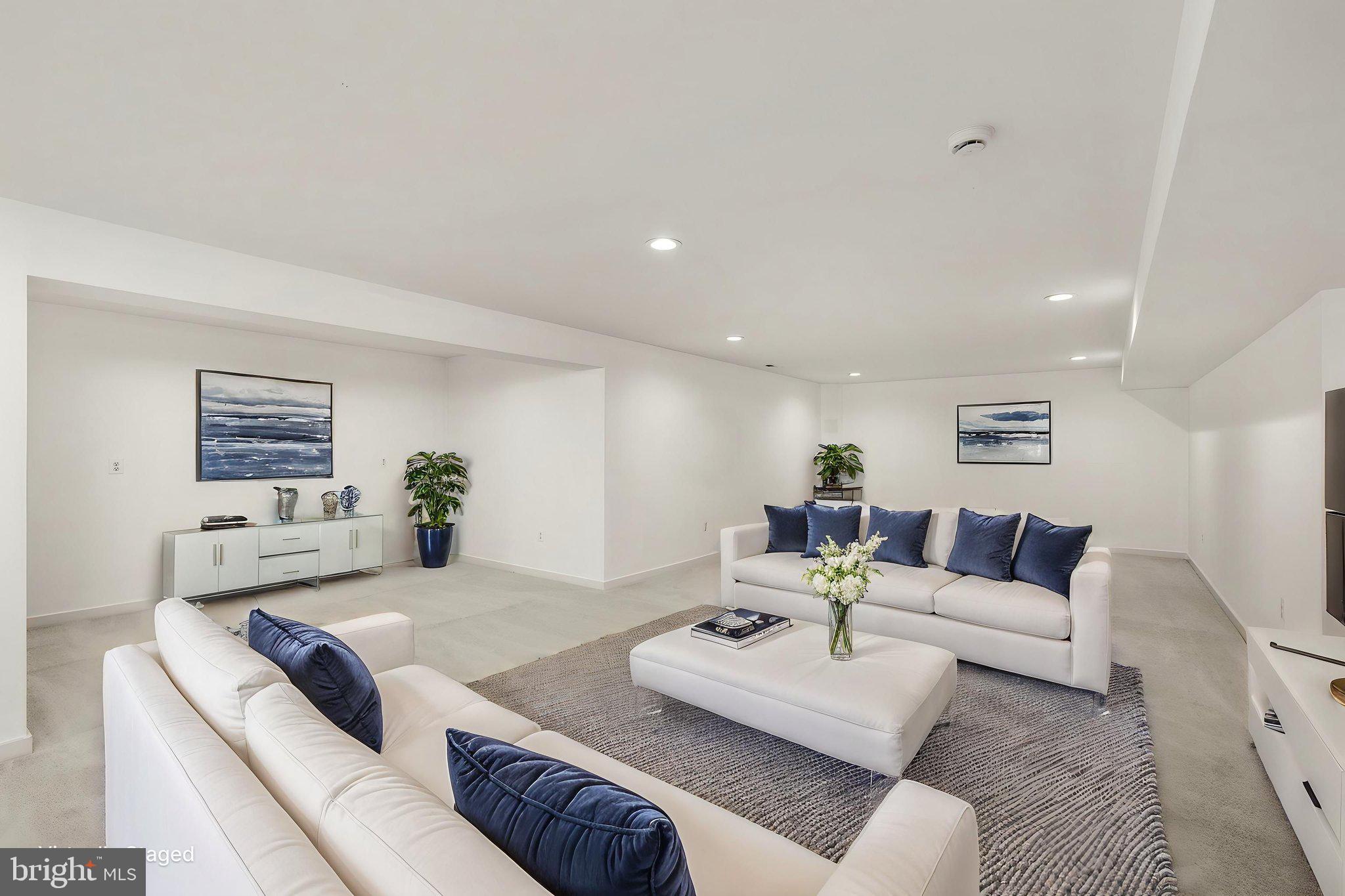 9092 Caledon Road King George, VA 22485 - Photo 47 of 79 Basement Rec Room Virtually Staged